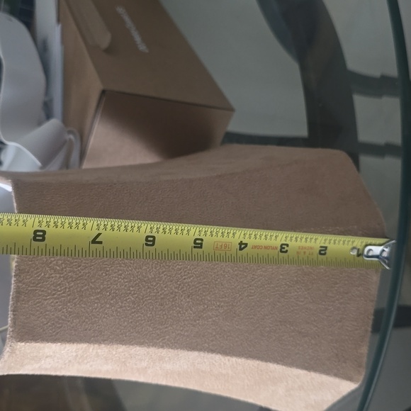 Tan Suede Lamp Shade - Picture 8 of 8